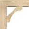 Ekena Millwork Legacy Block Rough Sawn Bracket w/ Offset Brace, Douglas Fir, 6"W x 18"D x 18"H BKT0604X18X18LEC05RDF - alternate 4
